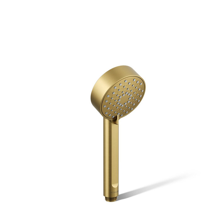 KOHLER Awaken B90 Handbrause – 3 Sprühfunktionen, Gebürstetes Nickel, Ergonomisch | Multifunktions-Duschbrause